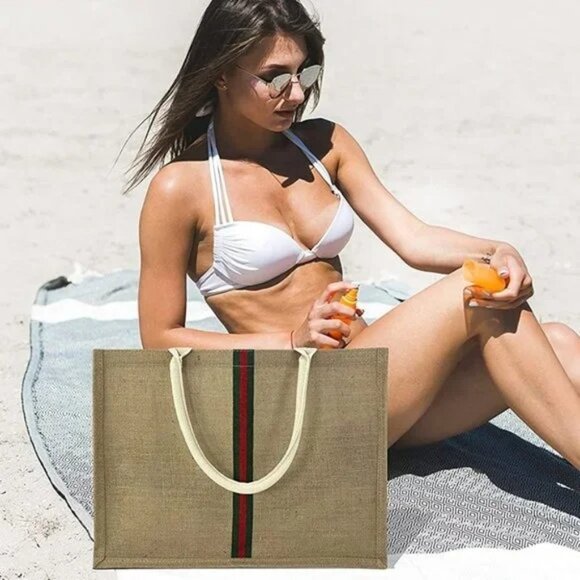 Luxe Summer Beach Bag – Effortless Elegance by the Shore - Picture 2 of 13